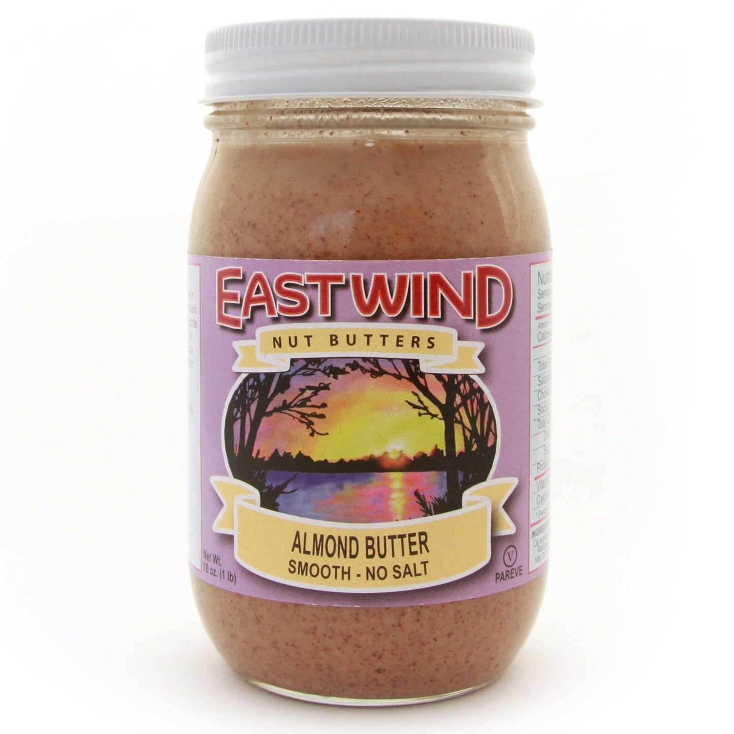 Natural Almond Butter Smooth 16oz