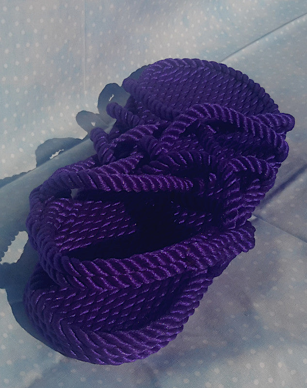 Purple Rope Sandals